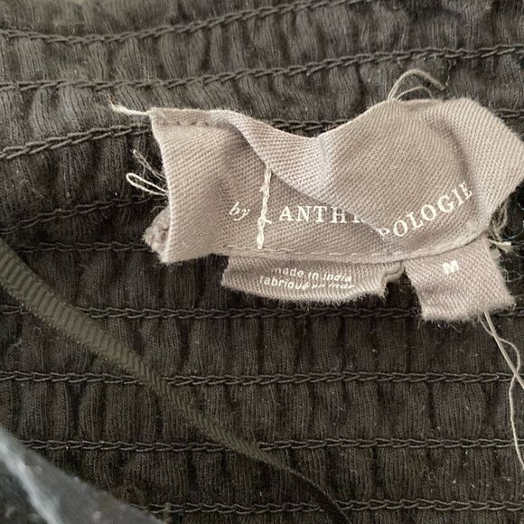 Anthropologie Ruffled Tie Front or Back Tube Top Size Medium NWOT (Q16) - Picture 7 of 16